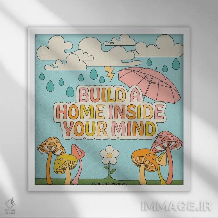 تابلو خانهای بساز اثر پاردوکس بینظیر (نام هنری یا استودیوی خلاقانه) - نمای قابدار سفید