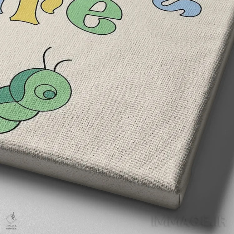 تابلو همهٔ آنچه که هستی اثر پاردوکس بینظیر (نام هنری یا استودیوی خلاقانه) - نمای نزدیک بافت بوم