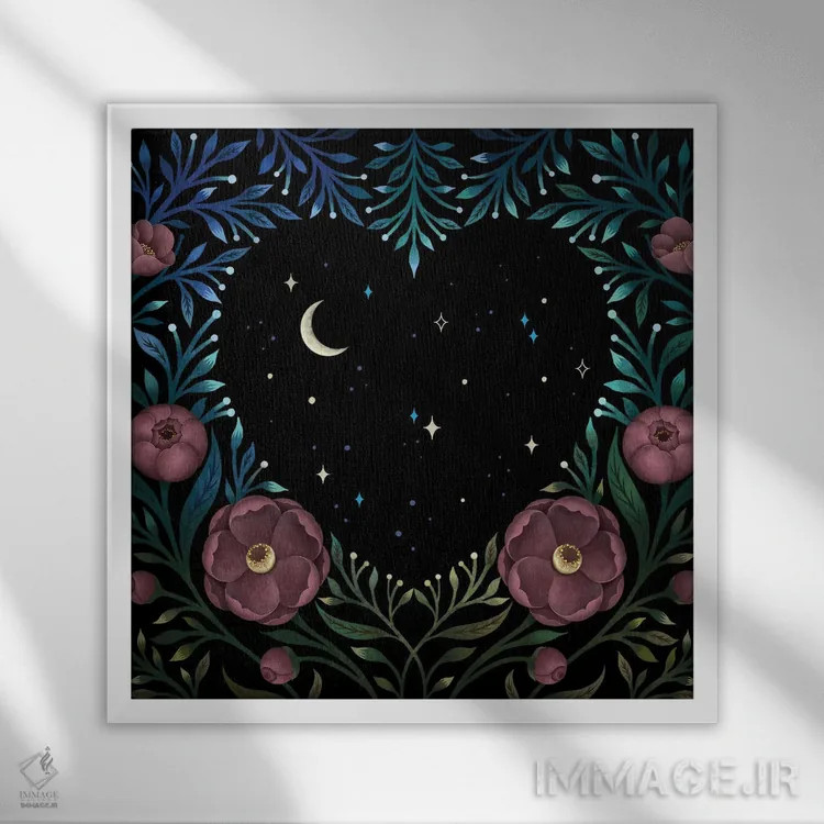 تابلو تشکر اثر اپیزودیک دراوینگ (برند هنری) - نمای قابدار سفید