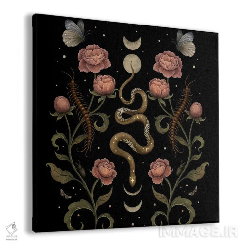 تابلو باغ مارپیچ اثر اپیزودیک دراوینگ (برند هنری) - نمای پرسپکتیو محصول