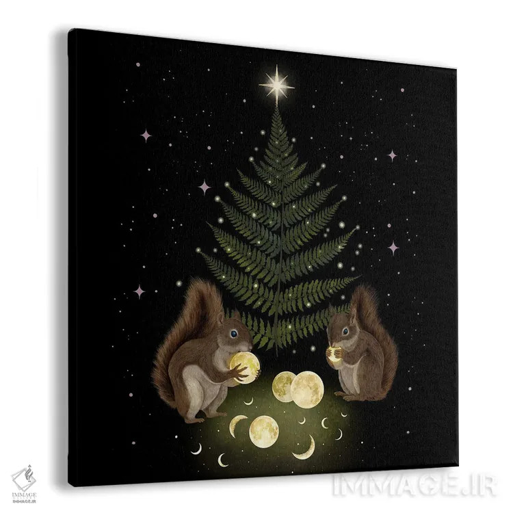 تابلو ضیافت نیمهشب اثر اپیزودیک دراوینگ (برند هنری) - نمای پرسپکتیو محصول