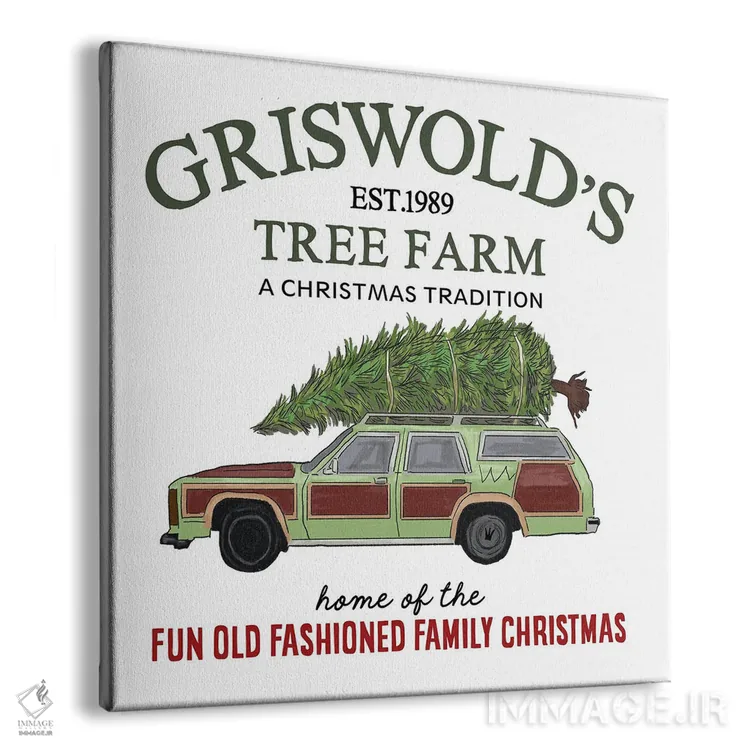 تابلو مزرعه درختان گریسوالد اثر افرازی گرافیکز (استودیو طراحی) - نمای پرسپکتیو محصول