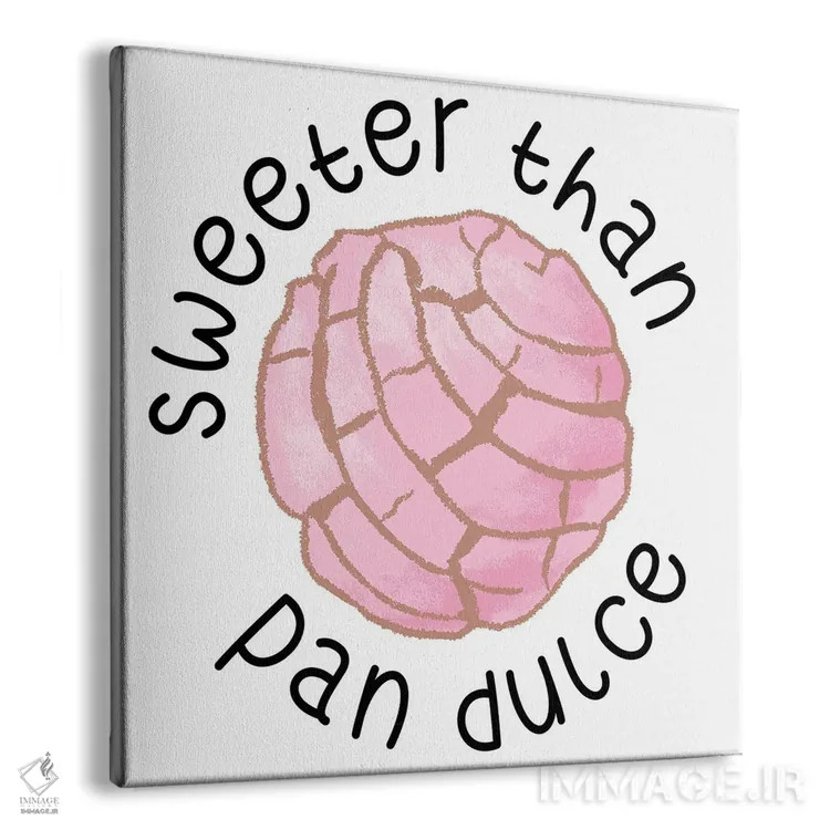 تابلو شیرینتر از پان دولسه (شیرینی مکزیکی) اثر افرازی گرافیکز (استودیو طراحی) - نمای پرسپکتیو محصول