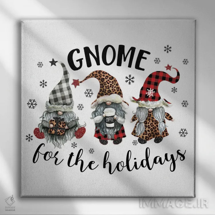 تابلو کوتوله برای تعطیلات اثر افرازی گرافیکز (استودیو طراحی) - نمای روبهرو روی دیوار