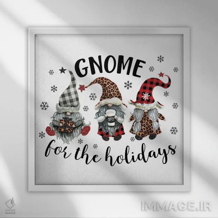 تابلو کوتوله برای تعطیلات اثر افرازی گرافیکز (استودیو طراحی) - نمای قابدار سفید