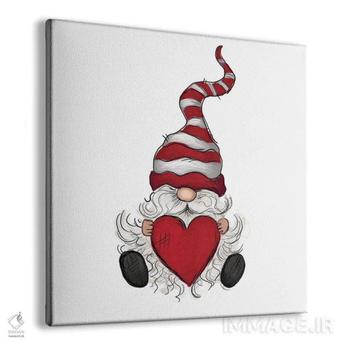 تابلو کوتوله ولنتاین با قلب اثر افرازی گرافیکز (استودیو طراحی) - نمای پرسپکتیو محصول