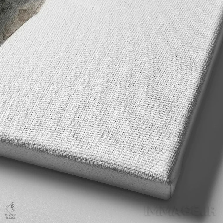 تابلو سر گاو. کریسمس اثر افرازی گرافیکز (استودیو طراحی) - نمای نزدیک بافت بوم