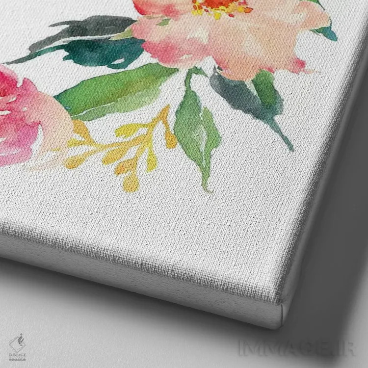 تابلو حرف S (ابتدایی) اثر ادن پرینتیبلز (استودیو/برند طراحی) - نمای نزدیک بافت بوم