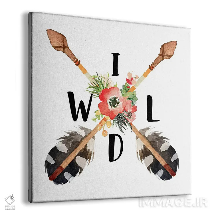 تابلو وحشی اثر ادن پرینتیبلز (استودیو/برند طراحی) - نمای پرسپکتیو محصول