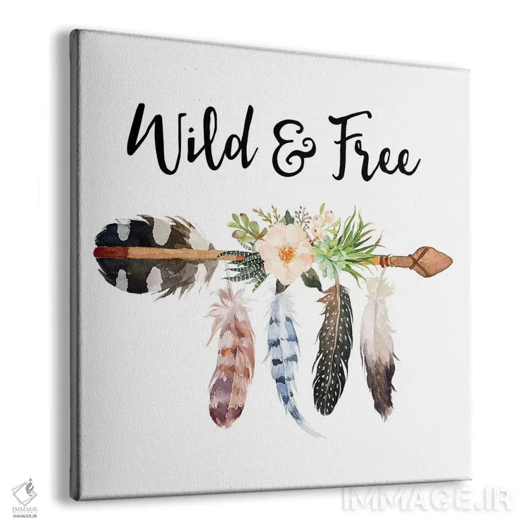 تابلو وحشی و آزاد اثر ادن پرینتیبلز (استودیو/برند طراحی) - نمای پرسپکتیو محصول