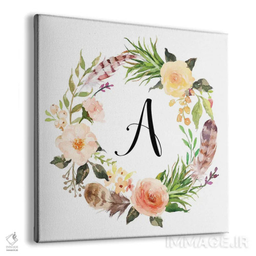 تابلو حرف اول الفبای انگلیسی "A" اثر ادن پرینتیبلز (استودیو/برند طراحی) - نمای پرسپکتیو محصول