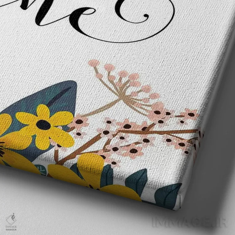 تابلو تو آفتاب زندگی منی اثر ادن پرینتیبلز (استودیو/برند طراحی) - نمای نزدیک بافت بوم