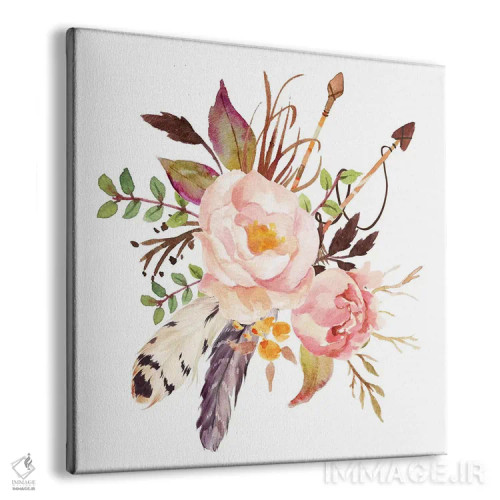 تابلو گُلی (طرح گلدار) اثر ادن پرینتیبلز (استودیو/برند طراحی) - نمای پرسپکتیو محصول