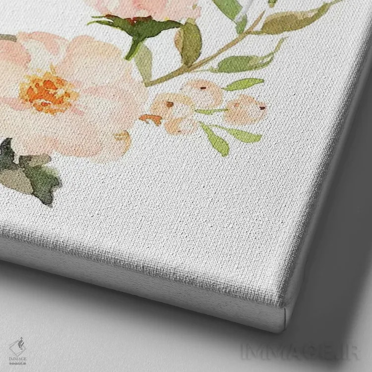 تابلو ایمان اثر ادن پرینتیبلز (استودیو/برند طراحی) - نمای نزدیک بافت بوم