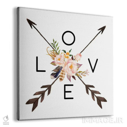 تابلو عشق اثر ادن پرینتیبلز (استودیو/برند طراحی) - نمای پرسپکتیو محصول