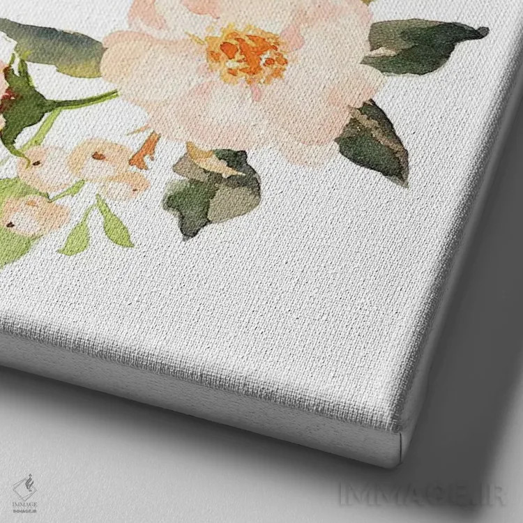 تابلو حرف اول الفبای انگلیسی "B" اثر ادن پرینتیبلز (استودیو/برند طراحی) - نمای نزدیک بافت بوم