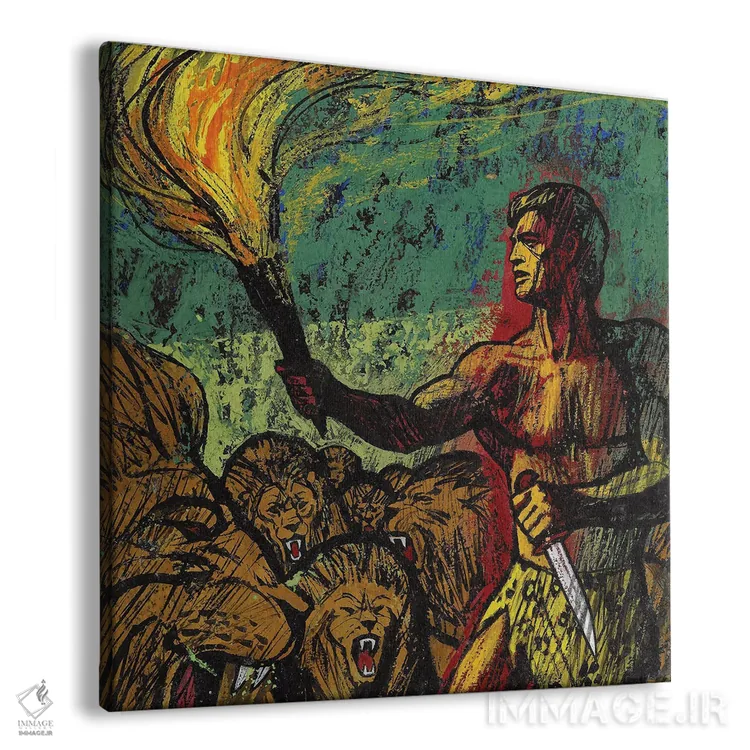 تابلو تارزان شگفتانگیز (رمان) اثر ریچارد پاورز - نمای پرسپکتیو محصول