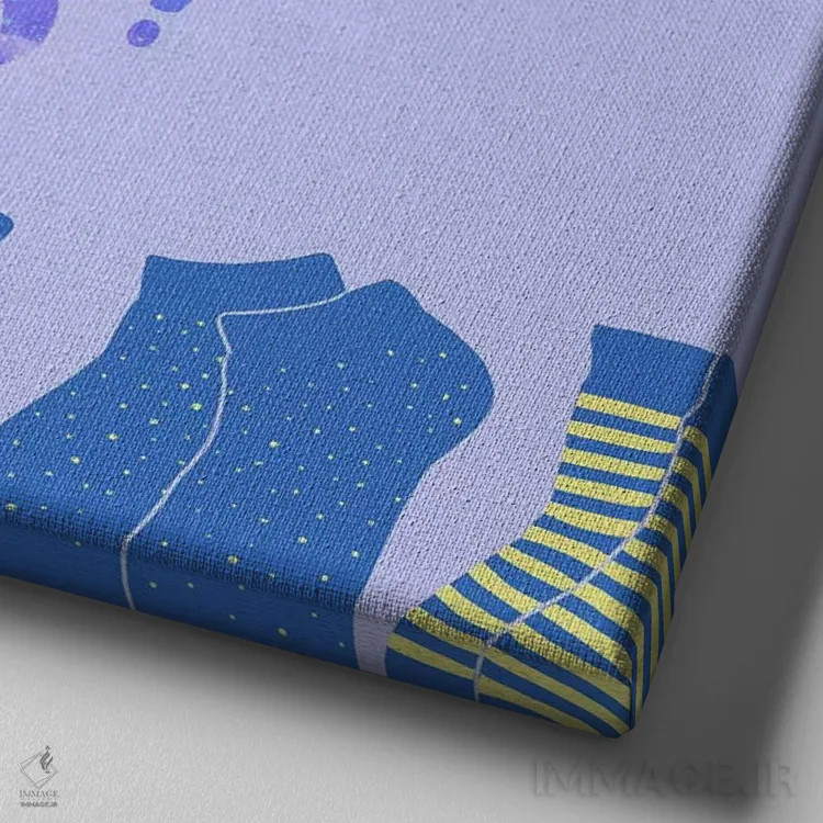 تابلو هرگز نمیتوان (ناقص، جمله کامل نشده) اثر فایو بای فایو کالکتیو - نمای نزدیک بافت بوم