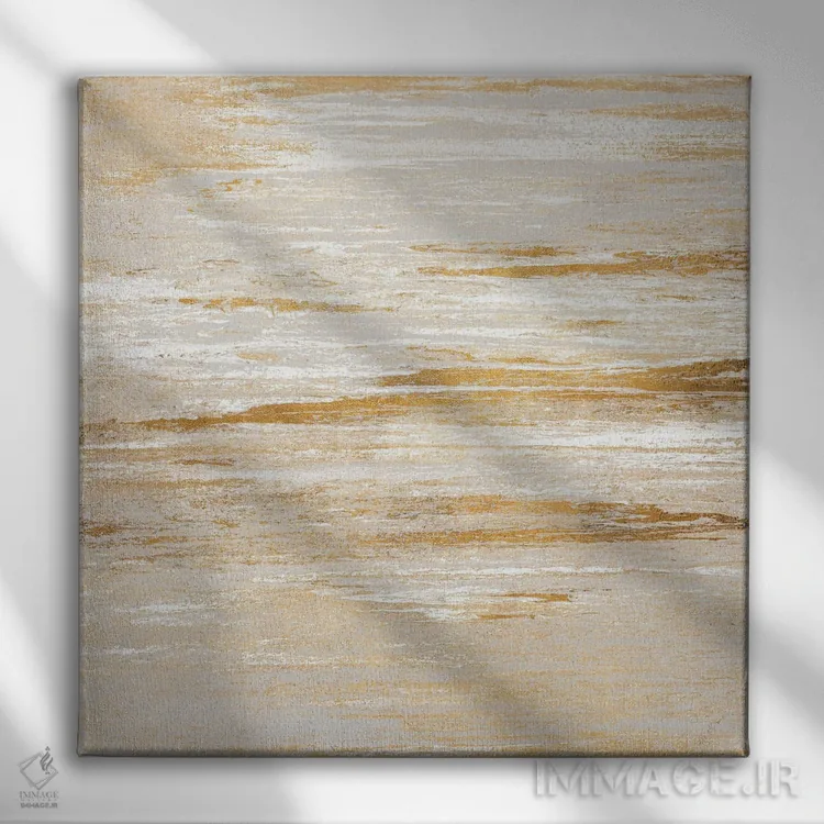 تابلو غروب طلایی اثر ام. مرکادو - نمای روبهرو روی دیوار