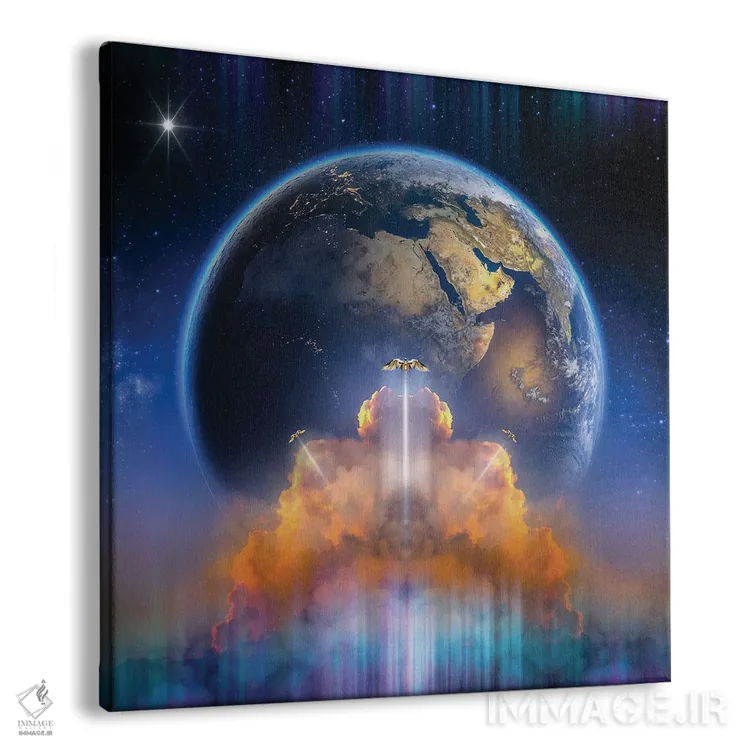 تابلو نیروانای واقعی اثر ایوان رودز - نمای پرسپکتیو محصول