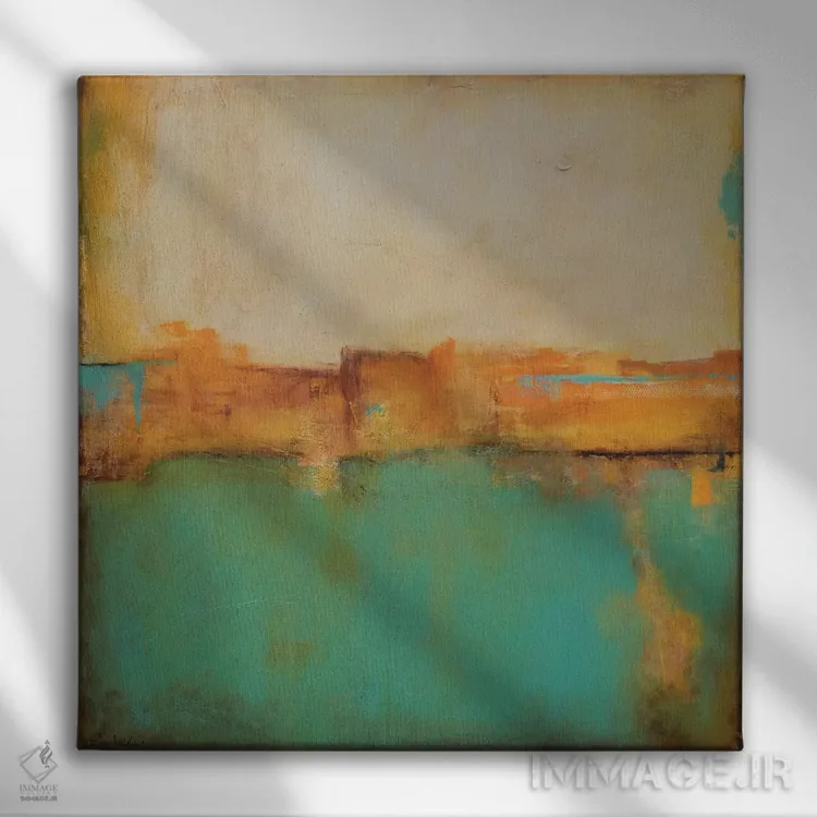 تابلو خلیج طلوع خورشید اثر ارین اشلی - نمای روبهرو روی دیوار