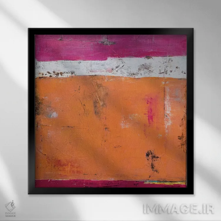 تابلو شیدایی شیرین اثر ارین اشلی - نمای قابدار مشکی