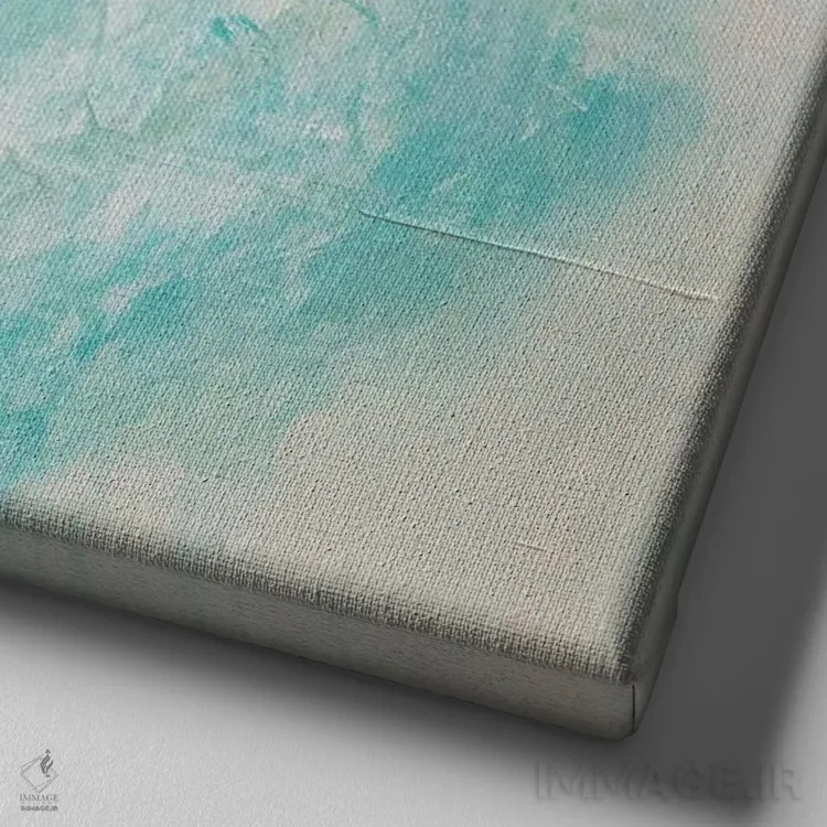 تابلو آواهای ملایم ۱ اثر ارین اشلی - نمای نزدیک بافت بوم