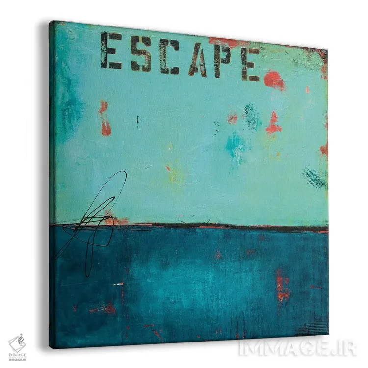 تابلو فرار اثر ارین اشلی - نمای پرسپکتیو محصول