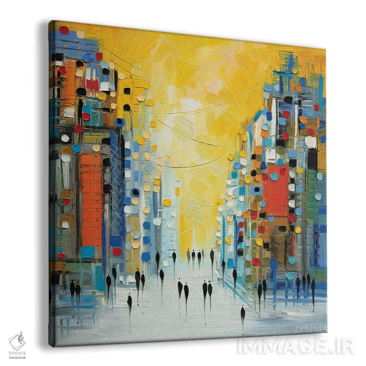 تابلو غروب زودهنگام اثر اکاترینا ارمیلکینا - نمای پرسپکتیو محصول