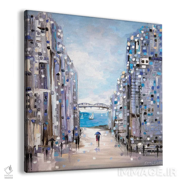 تابلو باران تابستانی اثر اکاترینا ارمیلکینا - نمای پرسپکتیو محصول
