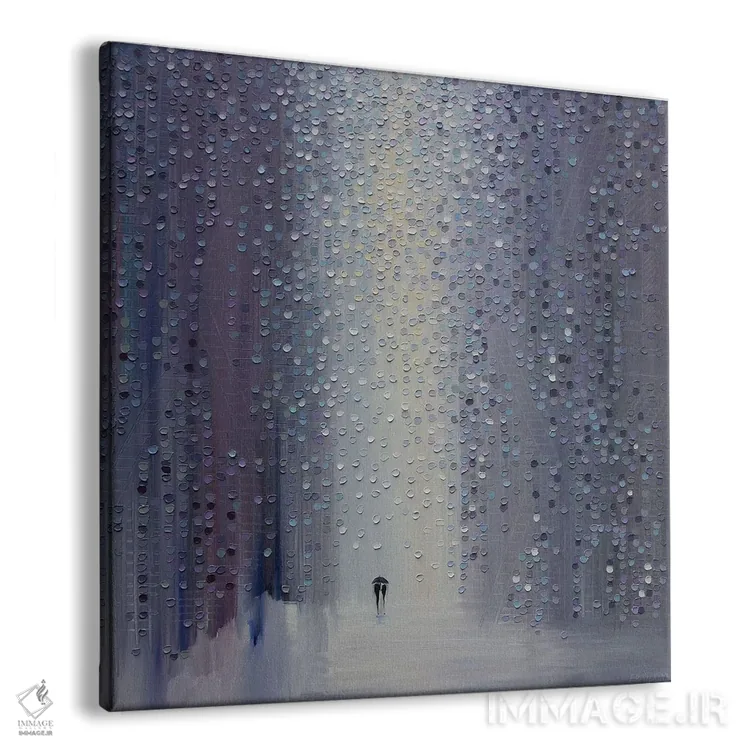 تابلو مهآلود بارانی اثر اکاترینا ارمیلکینا - نمای پرسپکتیو محصول