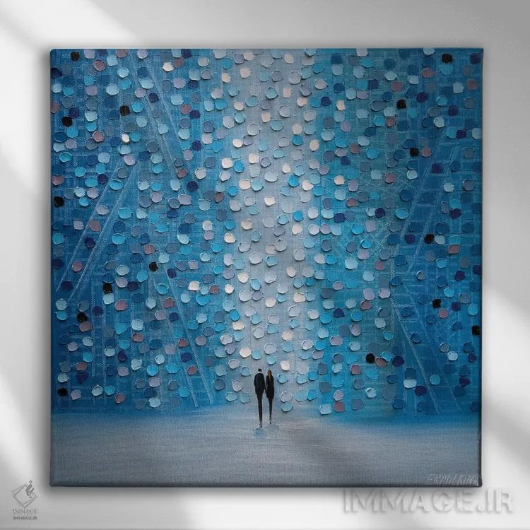 تابلو اولین عشق اثر اکاترینا ارمیلکینا - نمای روبهرو روی دیوار