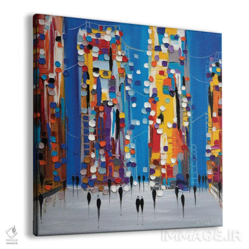 تابلو طلوع خورشید شهر اثر اکاترینا ارمیلکینا - نمای پرسپکتیو محصول