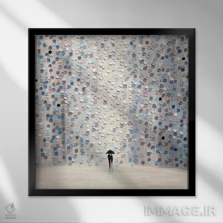 تابلو با هم اثر اکاترینا ارمیلکینا - نمای قابدار مشکی