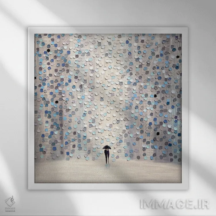 تابلو با هم اثر اکاترینا ارمیلکینا - نمای قابدار سفید