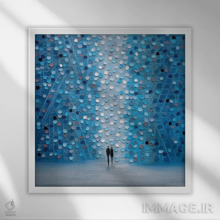 تابلو اولین عشق اثر اکاترینا ارمیلکینا - نمای قابدار سفید