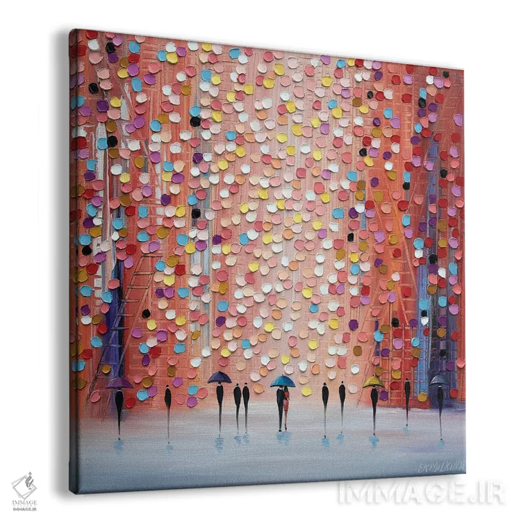 تابلو بهشت صورتی اثر اکاترینا ارمیلکینا - نمای پرسپکتیو محصول