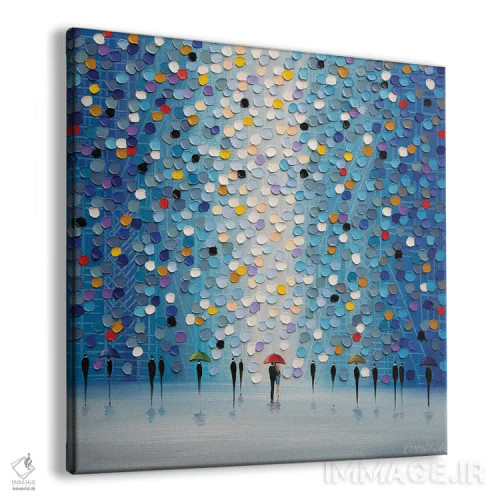 تابلو باران و عشق اثر اکاترینا ارمیلکینا - نمای پرسپکتیو محصول