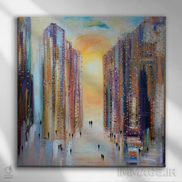 تابلو غرق در آفتاب اثر اکاترینا ارمیلکینا - نمای روبهرو روی دیوار