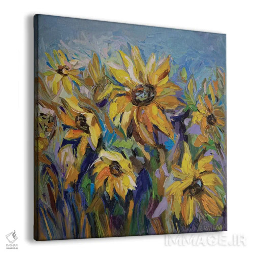 تابلو آفتابگردانها اثر اکاترینا ارمیلکینا - نمای پرسپکتیو محصول