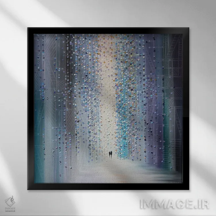 تابلو با تو اثر اکاترینا ارمیلکینا - نمای قابدار مشکی