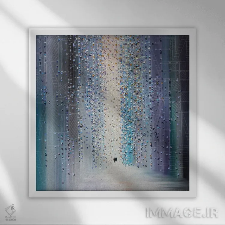 تابلو با تو اثر اکاترینا ارمیلکینا - نمای قابدار سفید