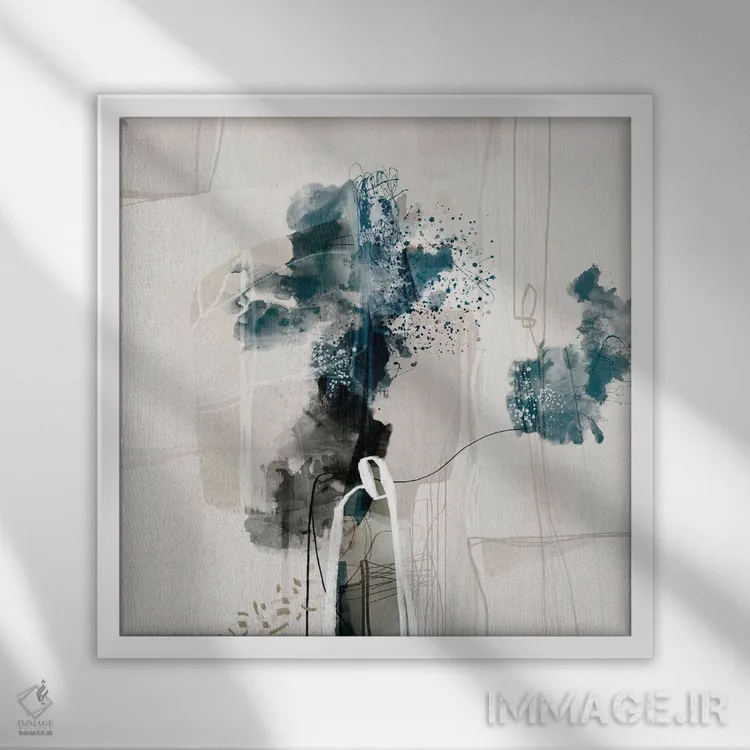 تابلو اثر اثر روبرتو مورو - نمای قابدار سفید