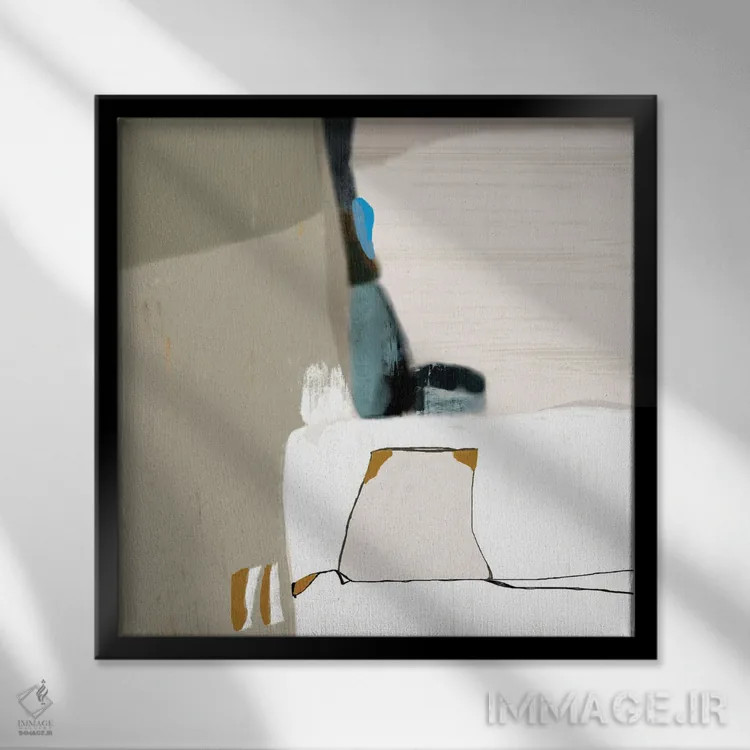 تابلو توافق اثر روبرتو مورو - نمای قابدار مشکی