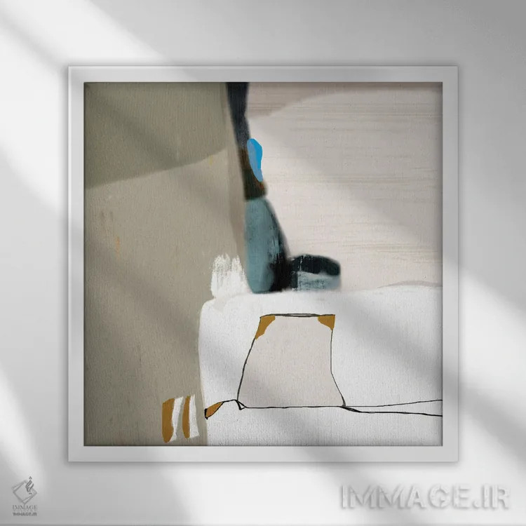 تابلو توافق اثر روبرتو مورو - نمای قابدار سفید