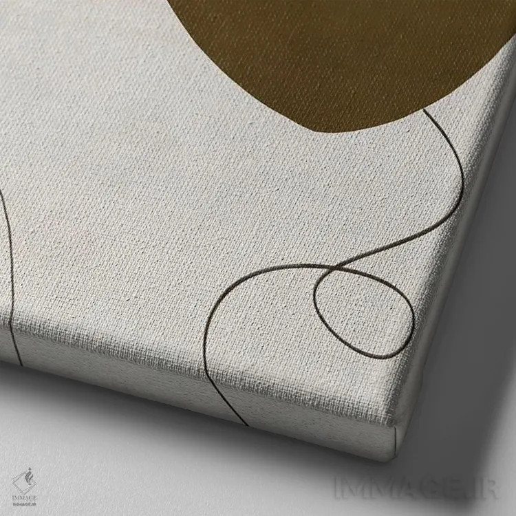 تابلو بیدردسر اثر روبرتو مورو - نمای نزدیک بافت بوم