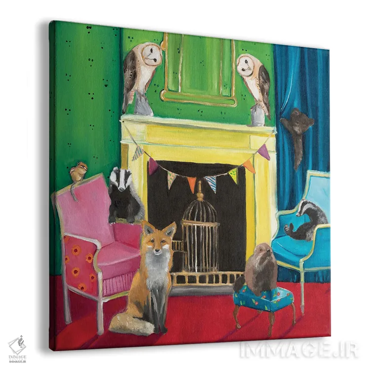 تابلو خانه حیوانات اثر امیلی رید - نمای پرسپکتیو محصول
