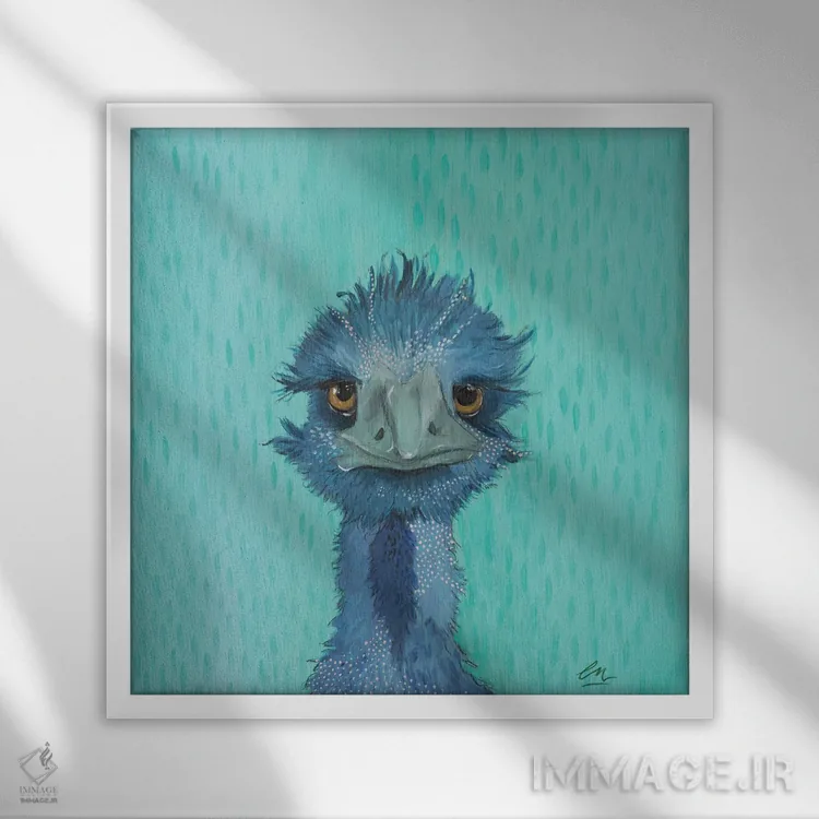 تابلو آقای بیفی اثر امیلی رید - نمای قابدار سفید