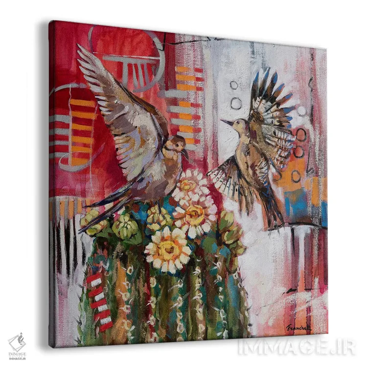 تابلو آواز صحرا اثر استر فرانچوک - نمای پرسپکتیو محصول