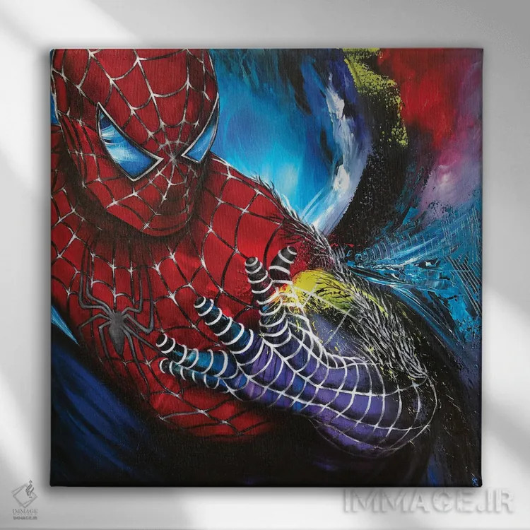 تابلو روی تاریک خوبی اثر استل باربه - نمای روبهرو روی دیوار